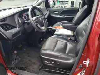 2016 Toyota Sienna SE with VIN 5TDXK3DC6GS737502, listed as a Copart auction lot 57361275 with 110,512 mi miles and Salvage title. Bid and sale history available at DreamBid. Image 7.