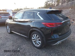 2019 Infiniti QX50 Luxe with VIN 3PCAJ5M34KF126269, listed as a IAAI auction lot 41278165 with 88,413 mi miles and . Bid and sale history available at DreamBid. Image 3.