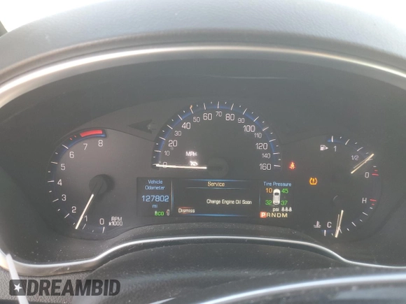 2015 Cadillac SRX Premium Collection with VIN 3GYFNDE34FS611912, listed as a Copart auction lot 74759344 with 127,802 mi miles and Salvage Title. Bid and sale history available at carsss.com. Image 9.