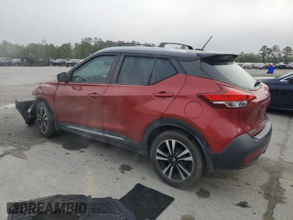 2019 Nissan Kicks SR with VIN 3N1CP5CU8KL482701, listed as a Copart auction lot 51110105 with 93,263 mi miles and Salvage Title. Bid and sale history available at carsss.com. Image 2.