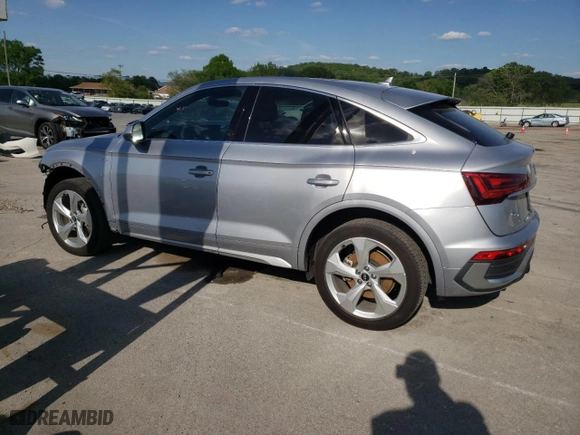 2021 Audi Q5 Sportback S line Premium with VIN WA14AAFY2M2136488, listed as a Copart auction lot 52230674 with NaN miles and Salvage Title. Bid and sale history available at carsss.com. Image 2.