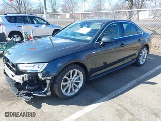 2019 Audi A4 Premium Plus with VIN WAUENAF42KA026858, listed as a IAAI auction lot 41732525 with 39856 miles. Bid and sale history available at carsss.com. Image 19.