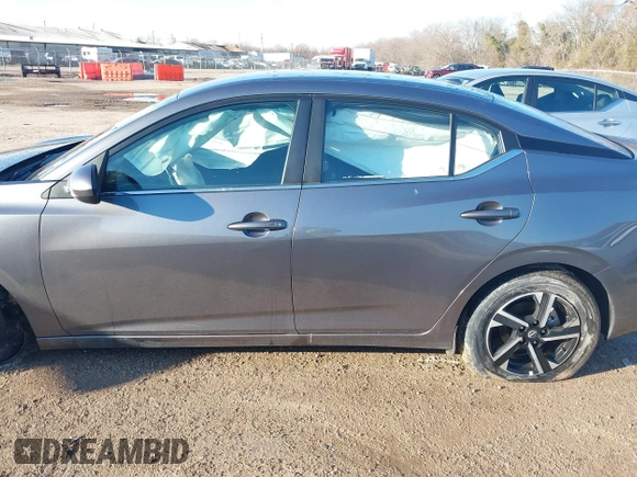 2024 Nissan Sentra SV with VIN 3N1AB8CV1RY331096, listed as a IAAI auction lot 41339703 with 10,102 mi miles and . Bid and sale history available at DreamBid. Image 14.