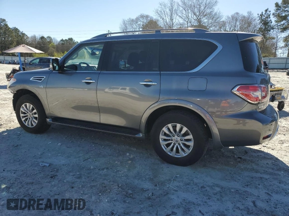 2017 Nissan Armada SV with VIN JN8AY2ND8H9008850, listed as a Copart auction lot 49379285 with 118,878 mi miles and Salvage Title. Bid and sale history available at carsss.com. Image 2.