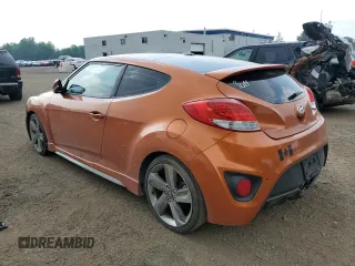 2013 Hyundai Veloster Turbo with VIN KMHTC6AE2DU131877, listed as a Copart auction lot 60256085 with 228,298 mi miles and Clean title. Bid and sale history available at DreamBid. Image 2.