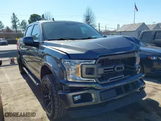 2018 Ford F-150 XL with VIN 1FTEW1EG6JFE55921, listed as a IAAI auction lot 41650184 with 95,712 mi miles. Bid and sale history available at carsss.com. Image 13.
