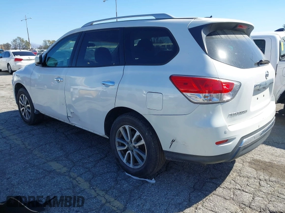 2013 Nissan Pathfinder SV with VIN 5N1AR2MM1DC648756, listed as a IAAI auction lot 41640693 with 170,190 mi miles. Bid and sale history available at carsss.com. Image 3.