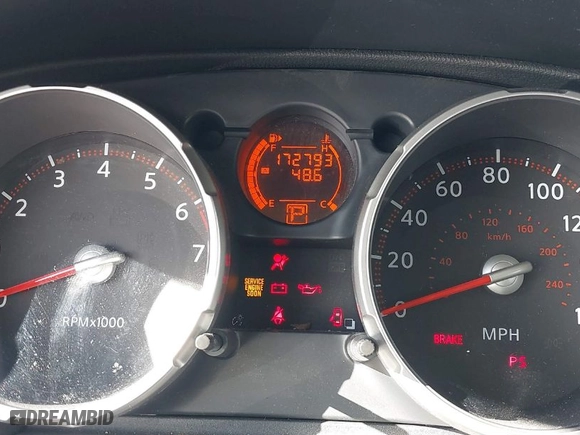 2010 Nissan Rogue S with VIN JN8AS5MT1AW012791, listed as a IAAI auction lot 41524188 with 172793 miles. Bid and sale history available at carsss.com. Image 15.