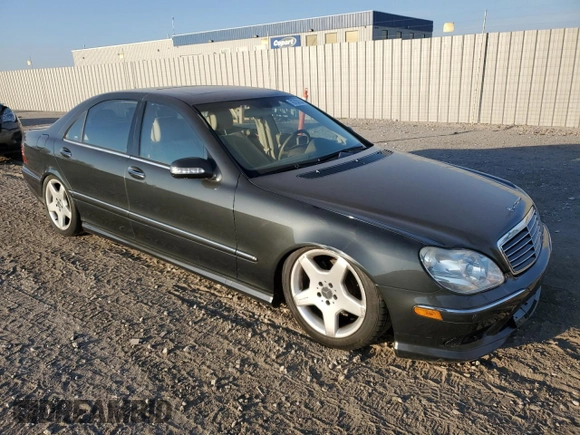 2003 Mercedes-Benz S-Class 4.3L with VIN WDBNG70J73A383130, listed as a Copart auction lot 76703924 with 109,488 mi miles and Salvage Title. Bid and sale history available at carsss.com. Image 4.