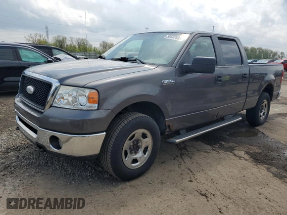2007 Ford F-150 XLT with VIN 1FTPW14V87FB28471, listed as a Copart auction lot 55697665 with 105,458 mi miles and Clean Title. Bid and sale history available at DreamBid. Image 1.