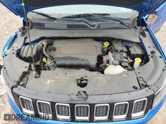 2018 Jeep Compass Latitude with VIN 3C4NJDBB9JT150296, listed as a Copart auction lot 51248845 with 44,565 mi miles and Salvage Title. Bid and sale history available at carsss.com. Image 14.
