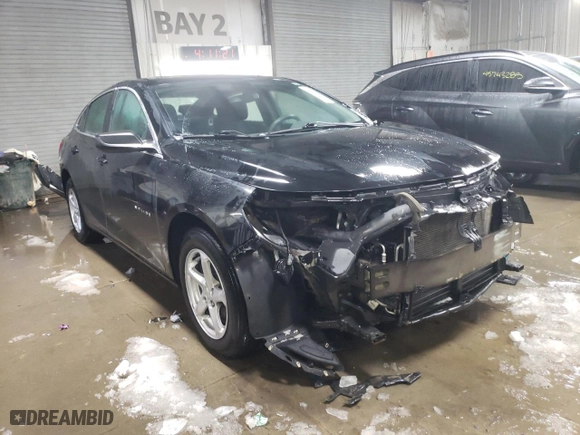 2017 Chevrolet Malibu LS with VIN 1G1ZB5ST8HF284033, listed as a Copart auction lot 43940785 with 152,446 mi miles and Salvage Title. Bid and sale history available at carsss.com. Image 4.