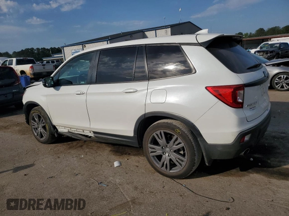 2021 Honda Passport EX-L with VIN 5FNYF7H52MB005038, listed as a Copart auction lot 53276325 with 50,755 mi miles and Salvage Title. Bid and sale history available at DreamBid. Image 2.