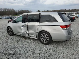 2014 Honda Odyssey Touring with VIN 5FNRL5H90EB096137, listed as a Copart auction lot 47192275 with 164,620 mi miles and Salvage Title. Bid and sale history available at DreamBid. Image 2.