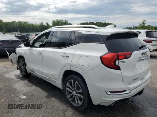 2018 GMC Terrain Denali with VIN 3GKALSEXXJL139770, listed as a Copart auction lot 61760505 with 91,484 mi miles and Salvage title. Bid and sale history available at DreamBid. Image 2.