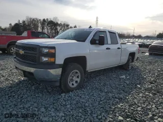 2015 Chevrolet Silverado 1500 LS with VIN 1GCVKPEC0FZ347070, listed as a Copart auction lot 45713865 with 155,737 mi miles and Salvage Title. Bid and sale history available at carsss.com. Image 1.