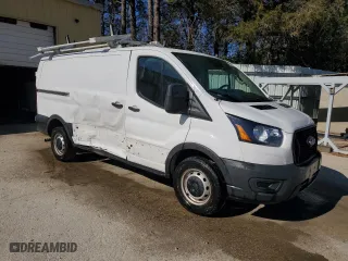 2021 Ford Transit Cargo Van with VIN 1FTBR1Y87MKA53352, listed as a Copart auction lot 43004615 with 74,384 mi miles and Clean Title. Bid and sale history available at carsss.com. Image 4.