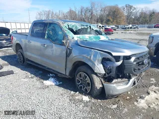 2021 Ford F-150 XL with VIN 1FTEW1CP3MFA22273, listed as a IAAI auction lot 41406480 with 65,914 mi miles. Bid and sale history available at carsss.com. Image 1.