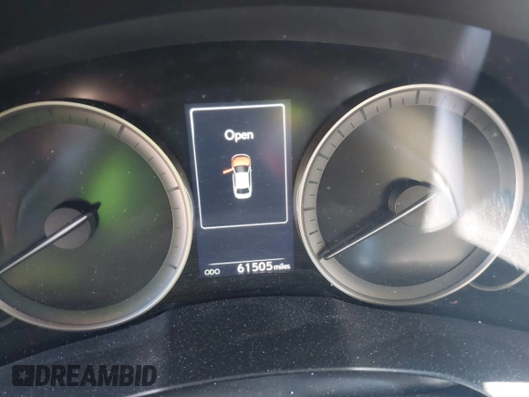 2018 Lexus ES with VIN 58ABK1GG0JU102540, listed as a IAAI auction lot 41858646 with 61,505 mi miles. Bid and sale history available at carsss.com. Image 16.