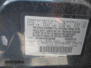 2014 Nissan Sentra SR with VIN 3N1AB7AP8EL681640, listed as a IAAI auction lot 42705806 with 148,208 mi miles and . Bid and sale history available at DreamBid. Image 9.