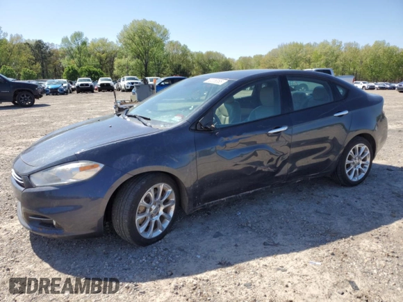 2013 Dodge Dart Limited with VIN 1C3CDFCH3DD214490, listed as a Copart auction lot 52206365 with 150,093 mi miles and Clean Title. Bid and sale history available at carsss.com. Image 1.
