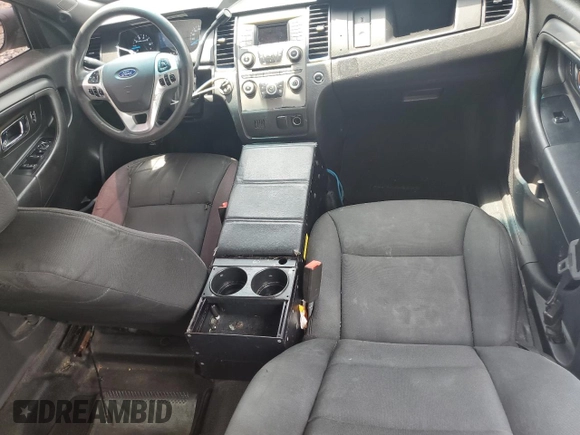 2015 Ford Police Interceptor with VIN 1FAHP2MK2FG163700, listed as a Copart auction lot 56028145 with 107,421 mi miles and Salvage title. Bid and sale history available at DreamBid. Image 8.