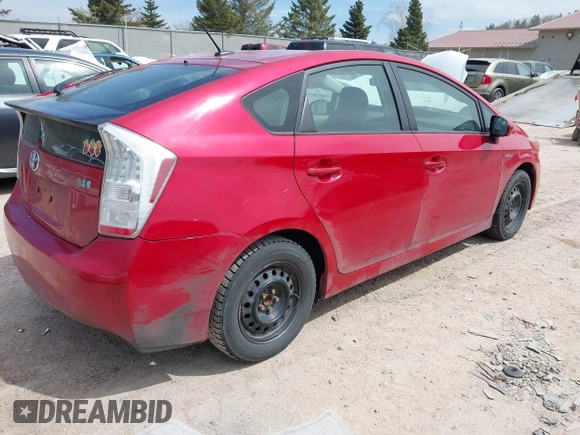 2011 Toyota Prius I with VIN JTDKN3DU4B1408037, listed as a IAAI auction lot 42145046 with 236,107 mi miles and . Bid and sale history available at DreamBid. Image 4.