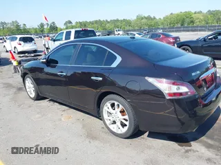 2012 Nissan Maxima 3.5 SV w/Sport Pkg with VIN 1N4AA5AP2CC827114, listed as a IAAI auction lot 42020776 with 138,228 mi miles. Bid and sale history available at carsss.com. Image 3.