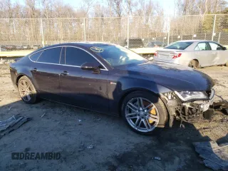 2015 Audi A7 3.0 Premium Plus with VIN WAUWGAFC1FN025933, listed as a Copart auction lot 71391512 with 0 mi miles. Bid and sale history available at carsss.com. Image 4.
