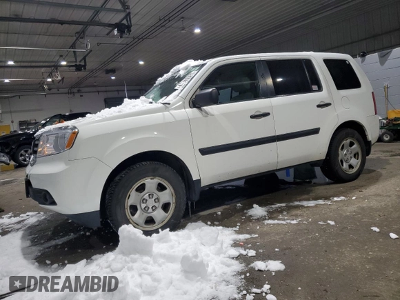 2015 Honda Pilot LX with VIN 5FNYF4H27FB042691, listed as a Copart auction lot 45349335 with 156,697 mi miles and Salvage Title. Bid and sale history available at DreamBid. Image 1.