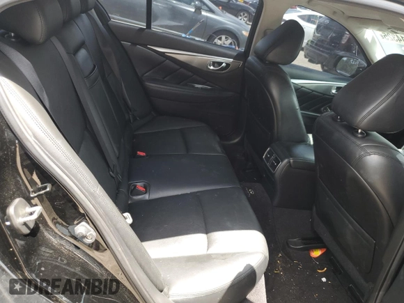 2014 Infiniti Q50 Premium with VIN JN1BV7AP2EM678198, listed as a Copart auction lot 61614325 with 163,943 mi miles and Salvage title. Bid and sale history available at DreamBid. Image 10.
