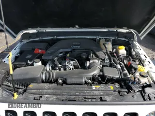 2021 Jeep Wrangler Unlimited Sport S with VIN 1C4HJXDG3MW583165, listed as a Copart auction lot 57218275 with 74,353 mi miles and Salvage title. Bid and sale history available at DreamBid. Image 12.