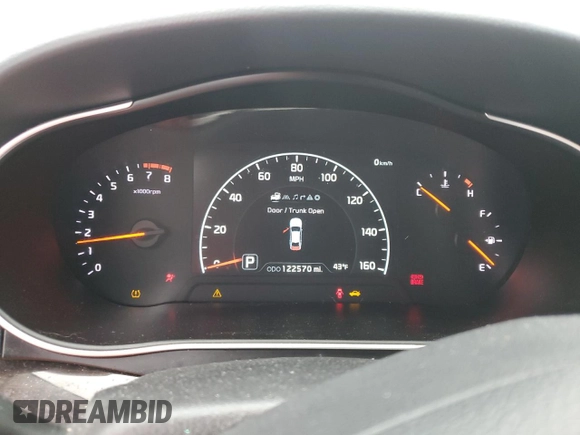 2014 Kia Cadenza Premium with VIN KNALN4D75E5156300, listed as a Copart auction lot 87351784 with 122,570 mi miles and Salvage Title. Bid and sale history available at carsss.com. Image 9.