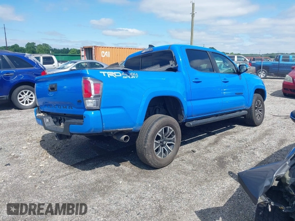 2021 Toyota Tacoma SR z VIN 3TMCZ5AN8MM374398, wystawiony jako IAAI lot #42297138 z przebiegiem 87 205 mil mil oraz . Historia ofert i sprzedaży dostępna na DreamBid. Obrazek 4.