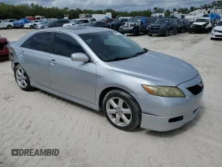 2007 Toyota Camry CE with VIN 4T1BE46K77U021596, listed as a Copart auction lot 48472605 with 111,456 mi miles and Salvage Title. Bid and sale history available at DreamBid. Image 4.