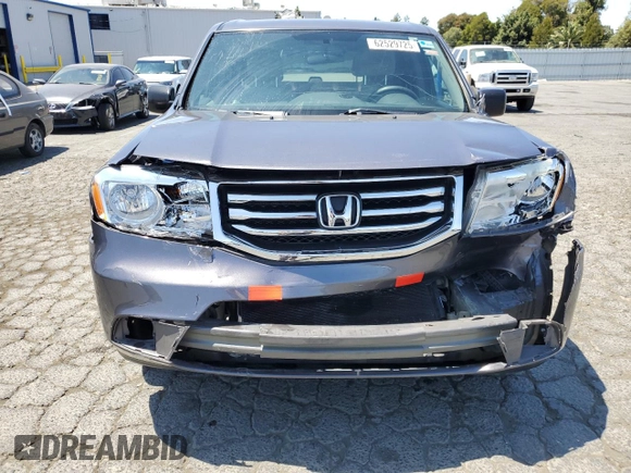 2014 Honda Pilot LX with VIN 5FNYF3H29EB026033, listed as a Copart auction lot 62529725 with 108,984 mi miles and Salvage title. Bid and sale history available at DreamBid. Image 5.