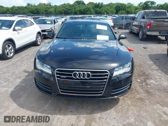2012 Audi A7 Premium Plus with VIN WAUYGAFC0CN087604, listed as a IAAI auction lot 42747927 with 155,662 mi miles and . Bid and sale history available at DreamBid. Image 6.