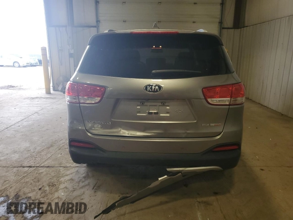 2016 Kia Sorento EX with VIN 5XYPHDA13GG039112, listed as a Copart auction lot 49276965 with 58,204 mi miles and Salvage Title. Bid and sale history available at carsss.com. Image 6.
