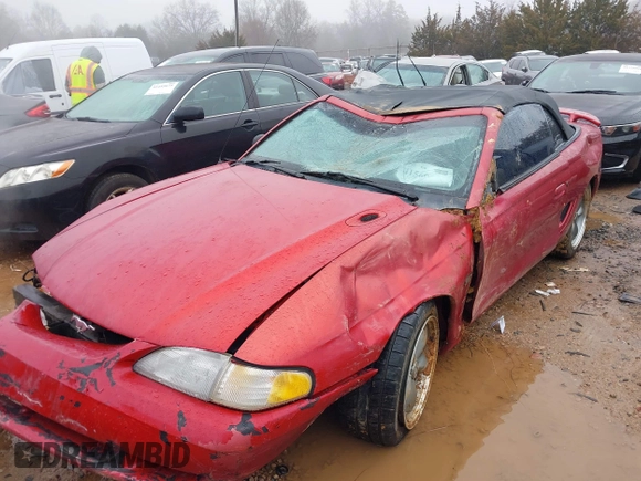 1994 Ford Mustang with VIN 1FALP45T5RF218731, listed as a IAAI auction lot 41569318 with 134,577 mi miles and . Bid and sale history available at DreamBid. Image 16.