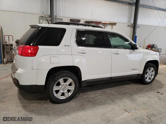 2012 GMC Terrain SLE-2 with VIN 2GKALSEK5C6161882, listed as a Copart auction lot 47624515 with 142,604 mi miles and Salvage Title. Bid and sale history available at carsss.com. Image 3.