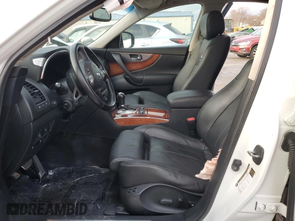 2011 Infiniti FX with VIN JN8BS1MW1BM170035, listed as a Copart auction lot 83537414 with Not provided miles and Salvage title. Bid and sale history available at DreamBid. Image 7.