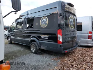 2023 Ford Transit with VIN 1FBVU4X8XPKB63870, listed as a Copart auction lot 82731504 with 7,576 mi miles and Salvage Title. Bid and sale history available at DreamBid. Image 2.