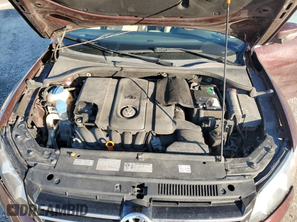 2013 Volkswagen Passat SE w/Sunroof with VIN 1VWBP7A33DC061222, listed as a Copart auction lot 45636395 with 127,218 mi miles and Salvage Title. Bid and sale history available at carsss.com. Image 11.