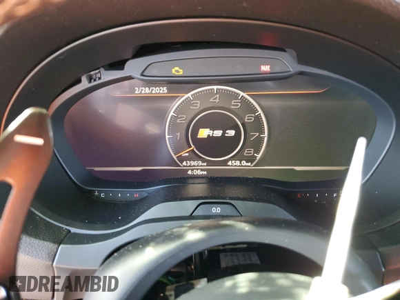2019 Audi RS 3 with VIN WUABWGFF2KA900796, listed as a Copart auction lot 47544815 with 43,969 mi miles and Non repairable. Bid and sale history available at DreamBid. Image 9.