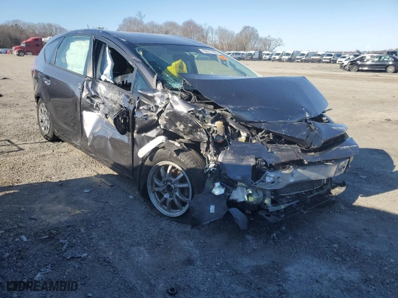 2017 Toyota Prius v Two with VIN JTDZN3EU9HJ073346, listed as a Copart auction lot 50517065 with 95,020 mi miles and Salvage Title. Bid and sale history available at carsss.com. Image 4.