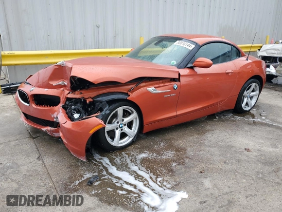 2016 BMW Z4 sDrive28i with VIN WBALL5C56GJ997841, listed as a Copart auction lot 80018144 with 0 mi miles and Salvage Title. Bid and sale history available at carsss.com. Image 1.