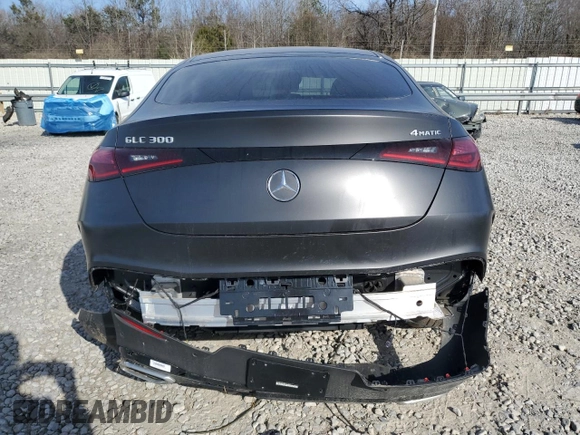 2024 Mercedes-Benz GLC with VIN W1NKJ4HB4RF091313, listed as a Copart auction lot 46849035 with 0 mi miles and Salvage Title. Bid and sale history available at carsss.com. Image 6.