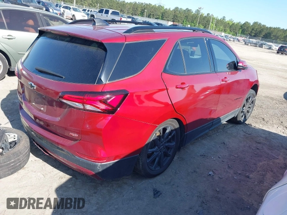 2023 Chevrolet Equinox RS with VIN 3GNAXMEG7PS123060, listed as a IAAI auction lot 42016289 with 59,964 mi miles and . Bid and sale history available at DreamBid. Image 4.