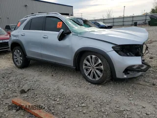 2023 Mercedes-Benz GLE 350 with VIN 4JGFB4KBXPA915769, listed as a Copart auction lot 77117744 with 11,242 mi miles and Salvage title. Bid and sale history available at DreamBid. Image 4.