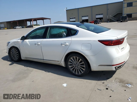 2017 Kia Cadenza Premium with VIN KNALC4J11H5087048, listed as a Copart auction lot 72180834 with 65,890 mi miles and Salvage Title. Bid and sale history available at carsss.com. Image 2.